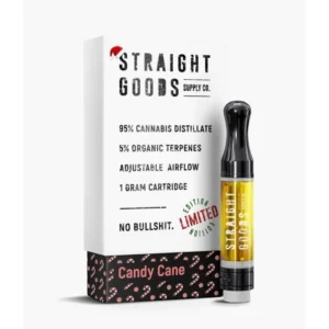 THC Cartridge​ – Straight Goods 1gram 510 THC Cart – Candy Cane