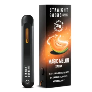 THC Vape – Straight Goods 2gram Disposable – Magic Melon